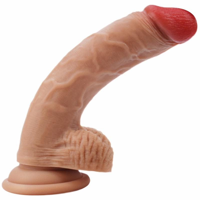 Liquid Silicone Soft Simulation Penis Wearable Pants Suction Cup for Men and Women Manual Dildo Masturbation Sex Tool