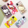 JZ3 Love Hello Kitty Transparent Case for Samsung A04 A14 A23 M33 M53 Realme 10 9 C35 C55 VIVO Y02 X80 Infinix Hot 30 Note 11 Tecno Spark 8P Pro
