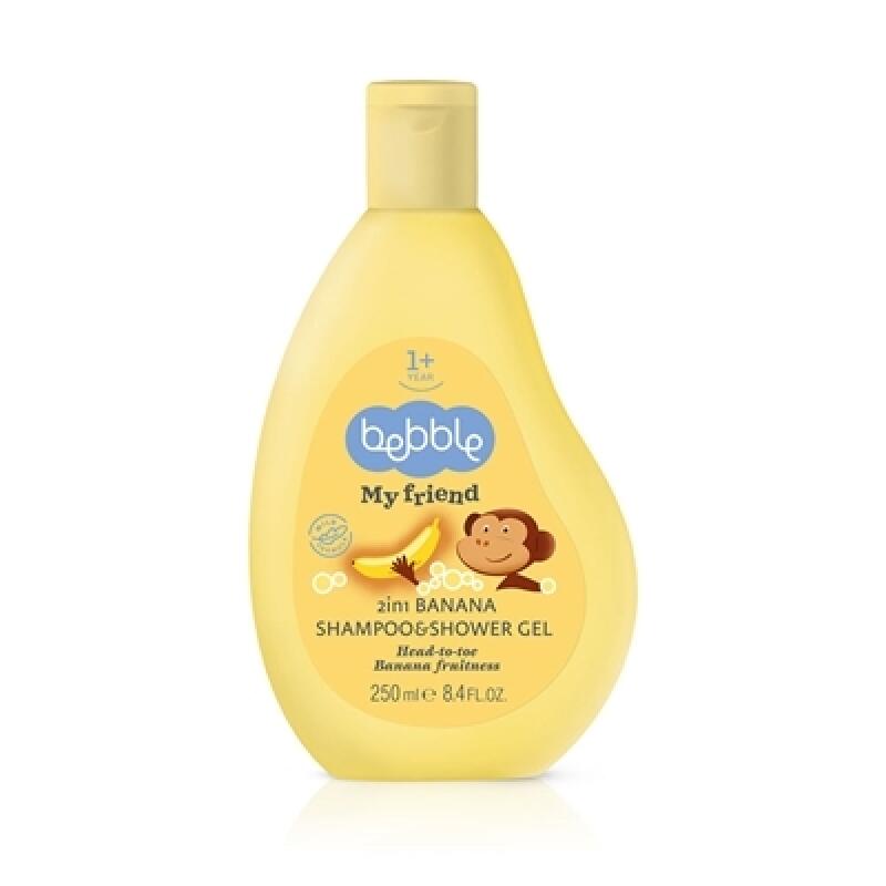BEBBLE Shampoo & Shower Gel (Banana) 2 Pack banana