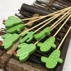 Good-100Pcs Disposable Bamboo Picks Food Fruit Cocktail Toothpicks Handmade Toothpicks Picnic Supplies Decoration