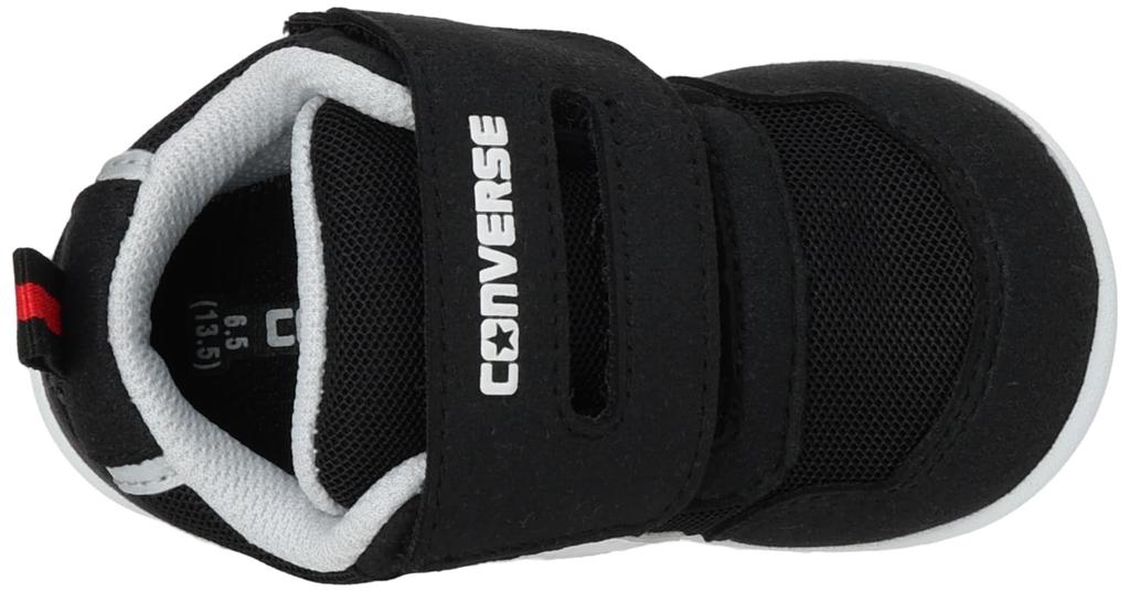 Converse Mini RS 2 Baby Shoes, Black/Red, 11.5 cm