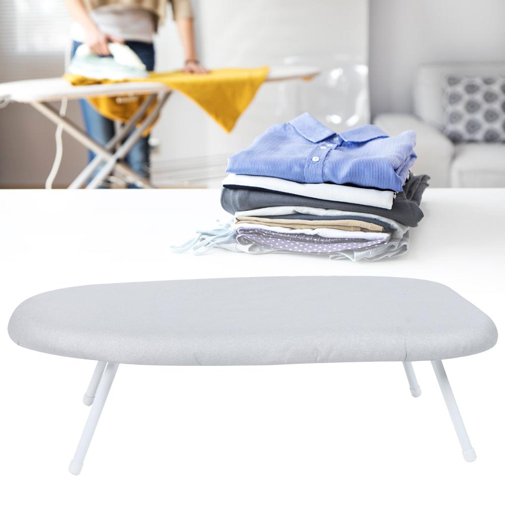 Skládací mini domácí žehlicí prkno z ocelových trubek, stolní žehlicí stůl pro domácí použití