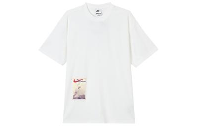 T Shirts Men's White Crew Neck Moderate Straight Fit HQ9253-100