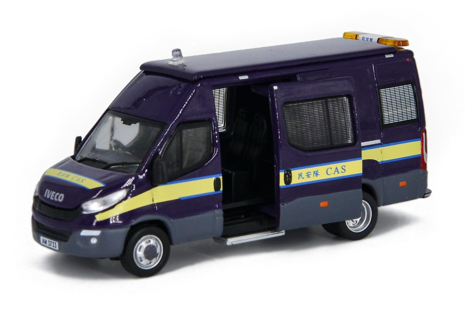 

Крихітне Місто Iveco Daily CAS Лита Металева Мініатюрна Машинка 1/76 №131