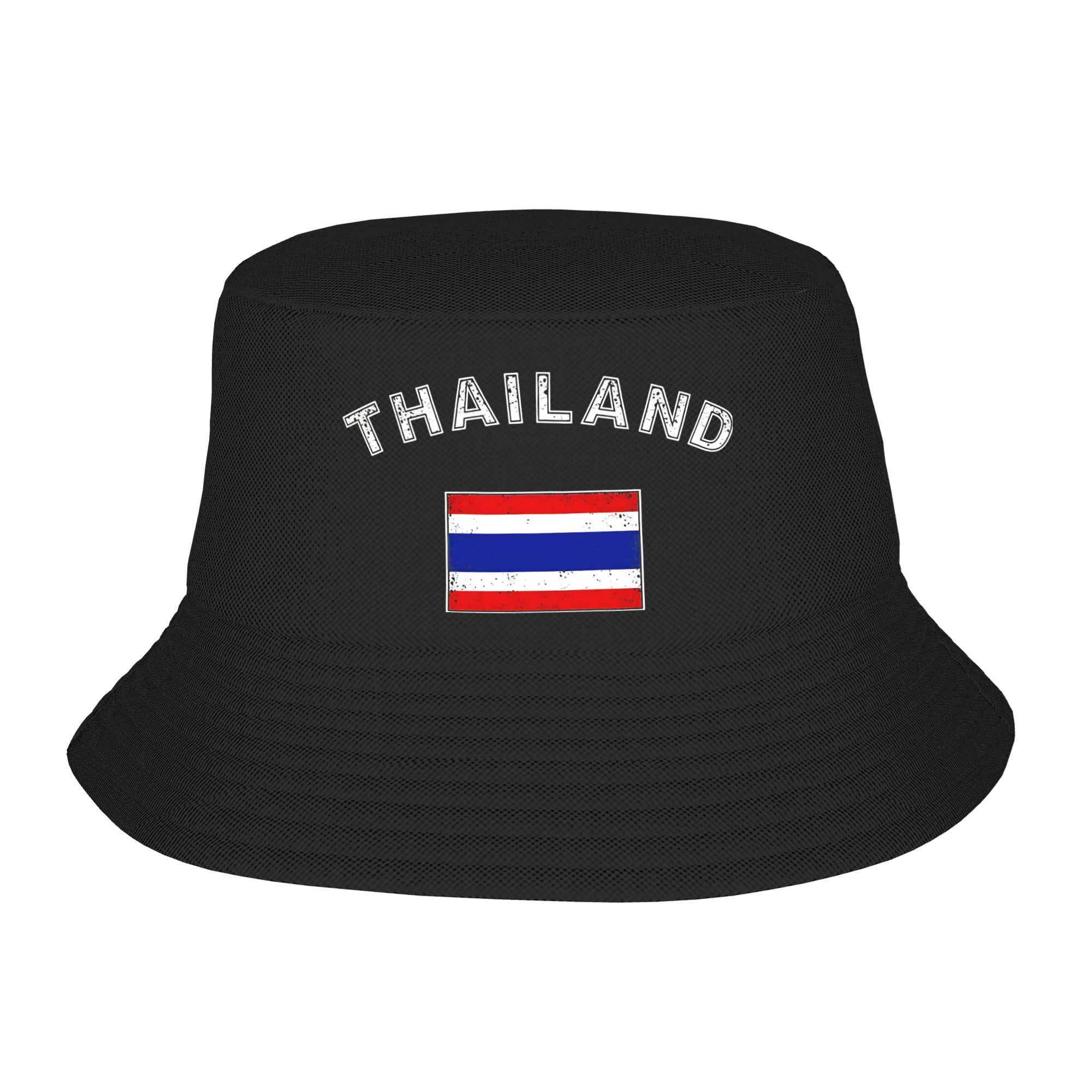 Couple Vintage Thailand Bucket Hat Soft Fold FisherUnisex Hats Summer Fashion Fishing Caps Outdoor Custom Sun Hat One Size