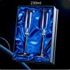 High-End Kristall Diamant Rotweinglas, Handgeschnitzt, Sektglas, Haushaltsglasbecher, Trinkgeschirr, Geschenkbox