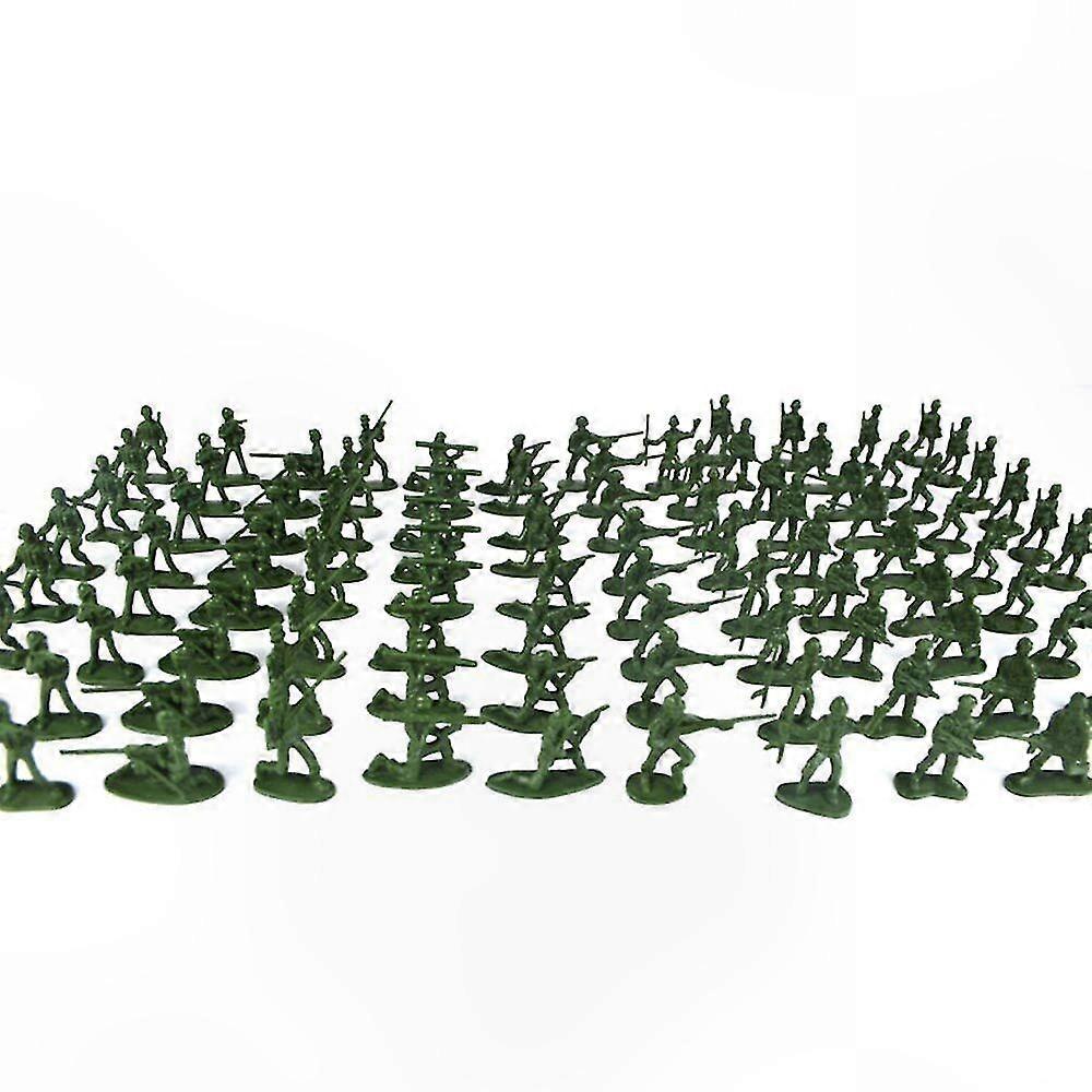100 Mini Soldiers Playset Military Action Figures Model Toys for Kids