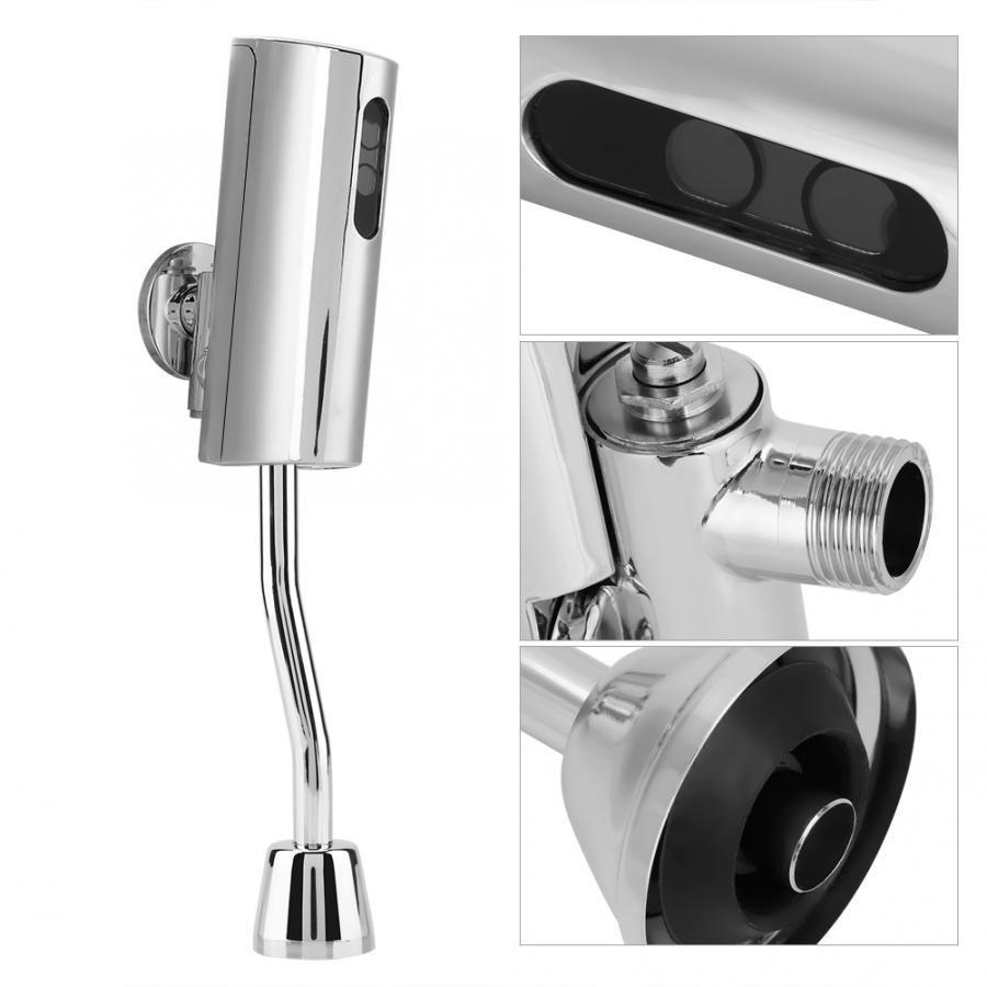 Valvola di scarico per orinatoio automatica a sensore senza contatto da parete per bagno, nuovo set di valvole intelligenti per orinatoio
