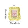 1PC Card Holder Sweet Pillow Shaped Korean Girl Photo Card Case Cute Photocard Holder Keychain Holder Photocard Ins Style 6 Colors