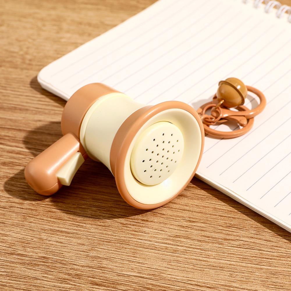 Loudspeaker Music Keychain Pendant Recording Handheld Speakers Toy Bag Pendant