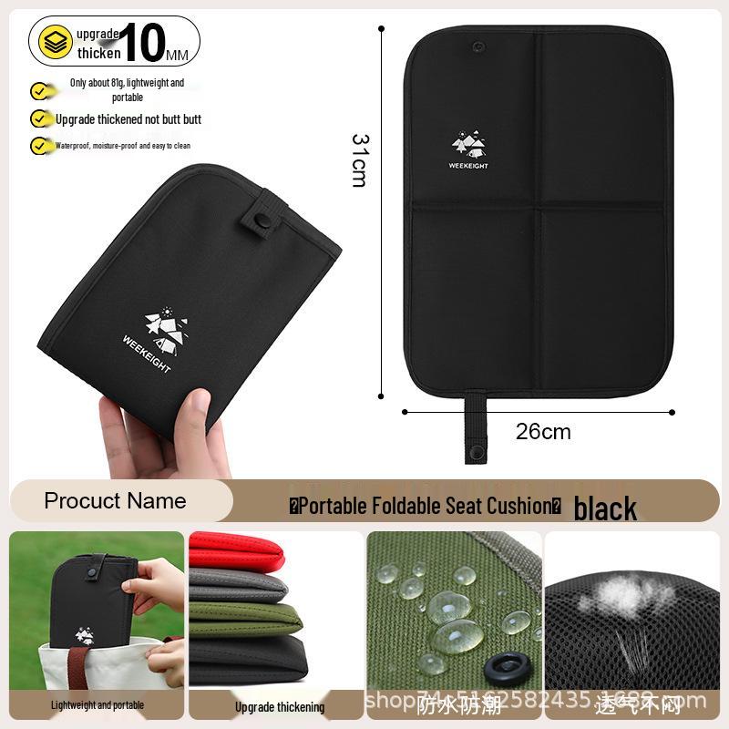 Portable Waterproof Outdoor Cushion: Thick, Moisture-Proof Mat for Camping, Festivals, or Lawn Use.
