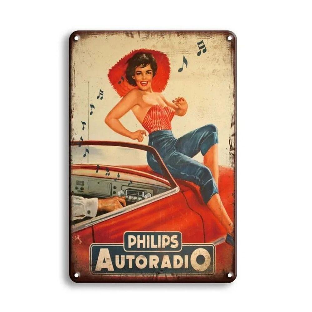 Rock Band Tin Signs, Metal Music Wall Decor 20x30cm