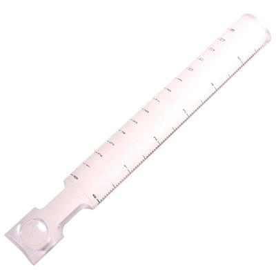 15CM Akrylové Průhledné Pravítko s Měřítkem: Multifunkční ruční lupa pro měření a výuku