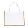 Waterproof Canvas & Linen Handheld Tote Bag - Fashionable & Blank Design