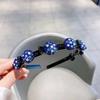Elegant Hair Bands with Clips Sweet Shiny Hair Hoop Fashion Rhinestone Bangs Fixed Headband  Party