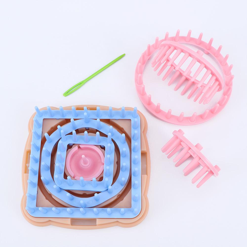 Pattern Knitting Flower Loom Set Knitting Tools Flower Knitting Wool Yarn Knitting Flower Loom