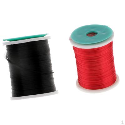 2 Pcs Tinsel Threads 250 Tying Material