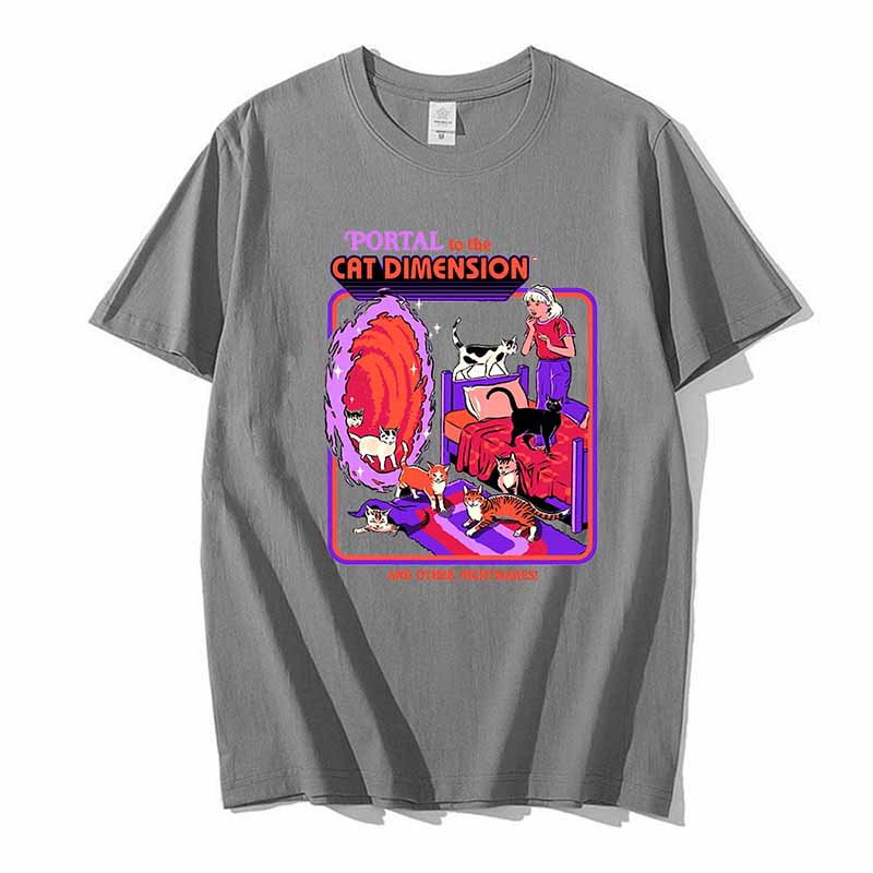 Men's T Shirt Cotton Funny Portal To 