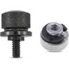 Motorcycle Seat Bolt, Quick Release Knurled Seat Bolt Screw Nut Kit, 304 Stainless Steel Rear Fender Mount Bolt Compatible with Sportster Softail