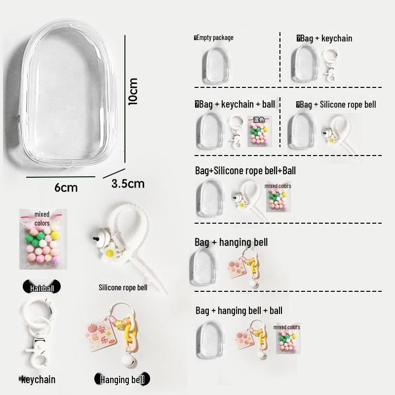 Labubu 4.0 Vinyl Dustproof Heart Code Doll Stroller Bag & Protective Case