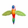 PVC Parrot Inflatable Party Decorations, 6-Pack