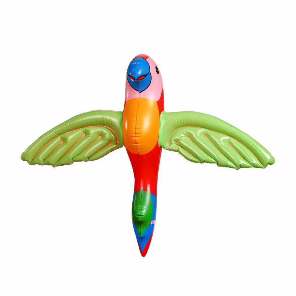 PVC Parrot Inflatable Party Decorations, 6-Pack