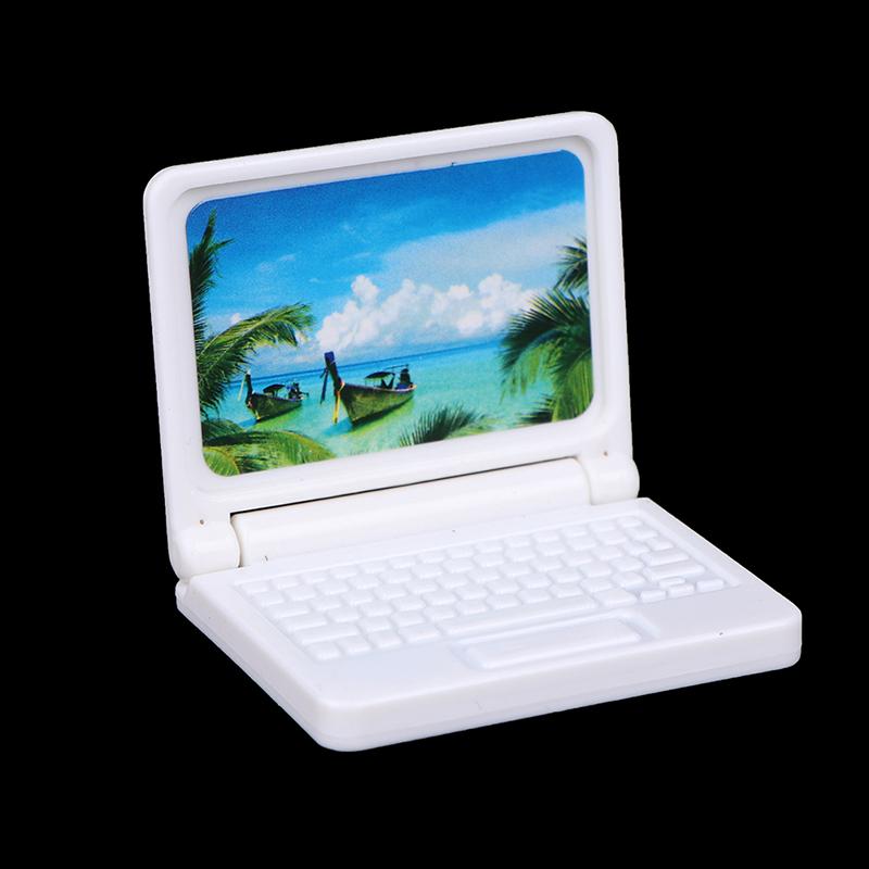 Doll Play Dollhouse Furniture Desk+Lamp+Laptop+Chair Accessories For 1/6 Doll