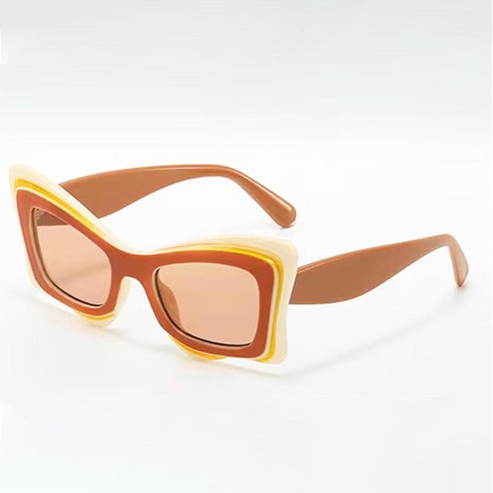 

Geometric Sun Glasses Butterfly Shaped Colored Lenses Retro Sun Glasses for Women Female Sun Glasses Punk Shades UV400