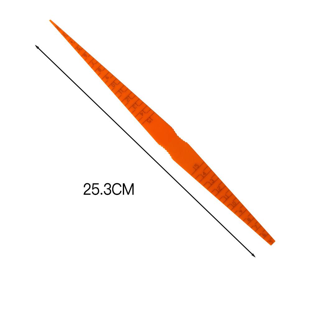 Panel Gap Alignment Gauge Portable Orange Auto Measuring Tool 1-18mm Aperture Scale Wedge Feeler