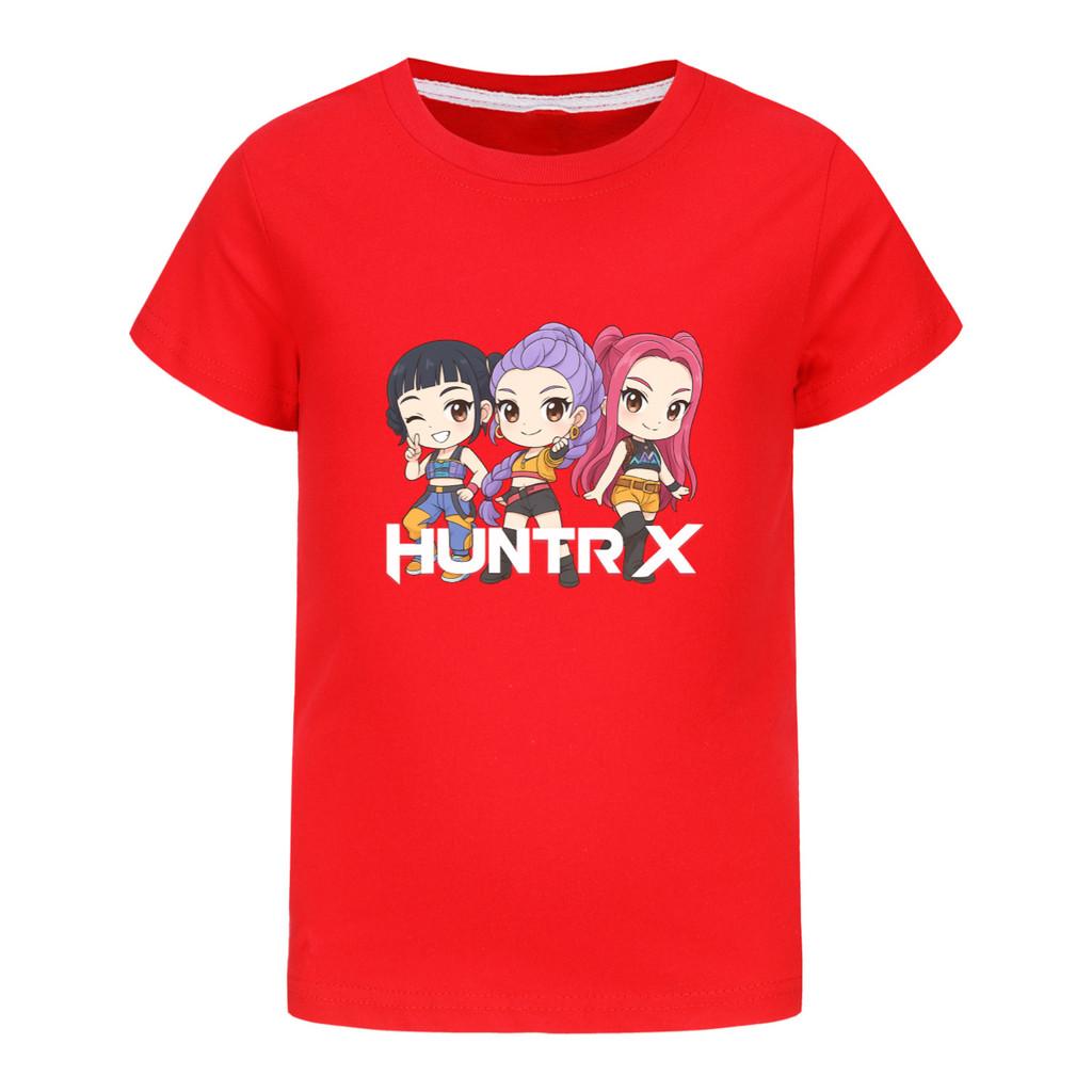 5015 Kids Girls Boys Rumi Mira Zoey Print Casual Cotton Short Sleeves T-Shirt