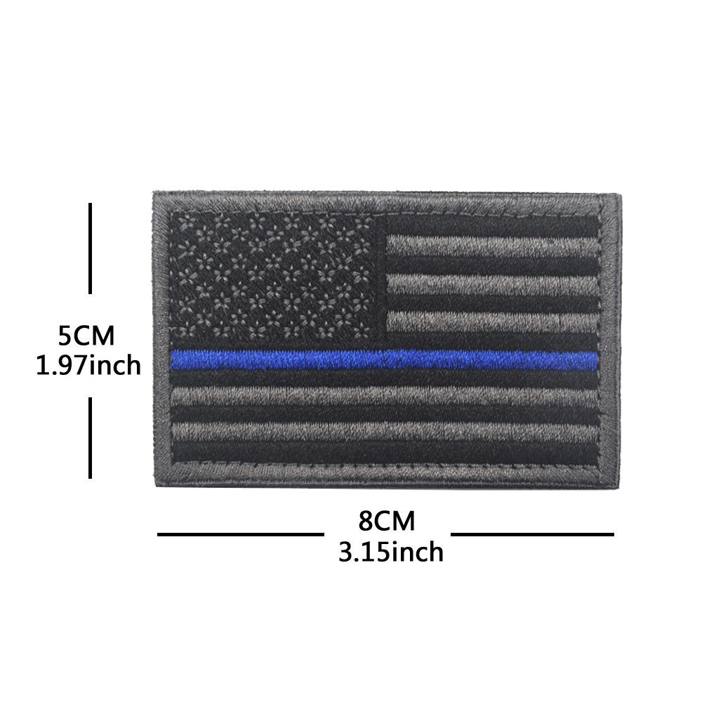 Toppa con Bracciale in Velcro Bandiera Americana - Distintivo Ricamato Star-Spangled Banner