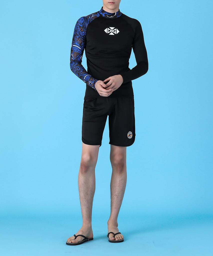 Dangun Cool Air Asymmetrical Sleeve Long Sleeve Rash Guard