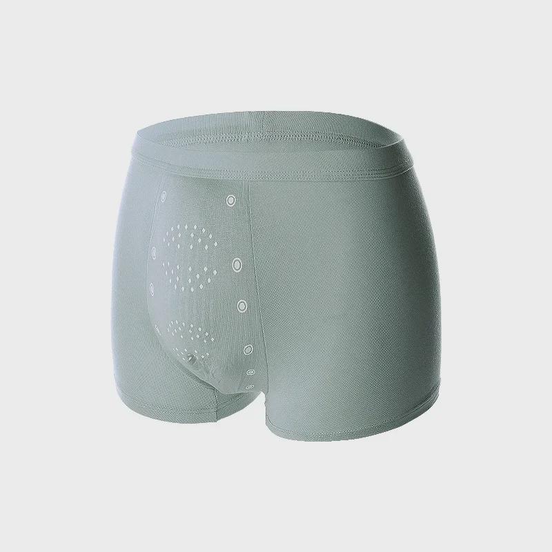 Nahtlose Modal-Boxershorts für Herren mit Graphen-Ionen-Massage (Große Größe)