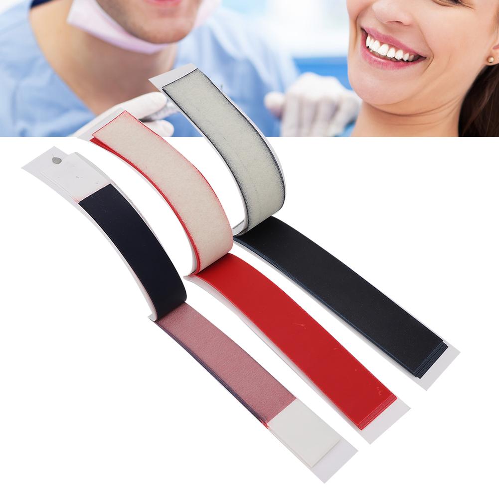 12pcs / Box Dental Articulating Paper Strips Dental Lab Tool Oral Teeth Care Material