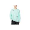 Nike Solid Color Logo Print Crew Neck Sweatshirt Men Tops Green FB1960-317