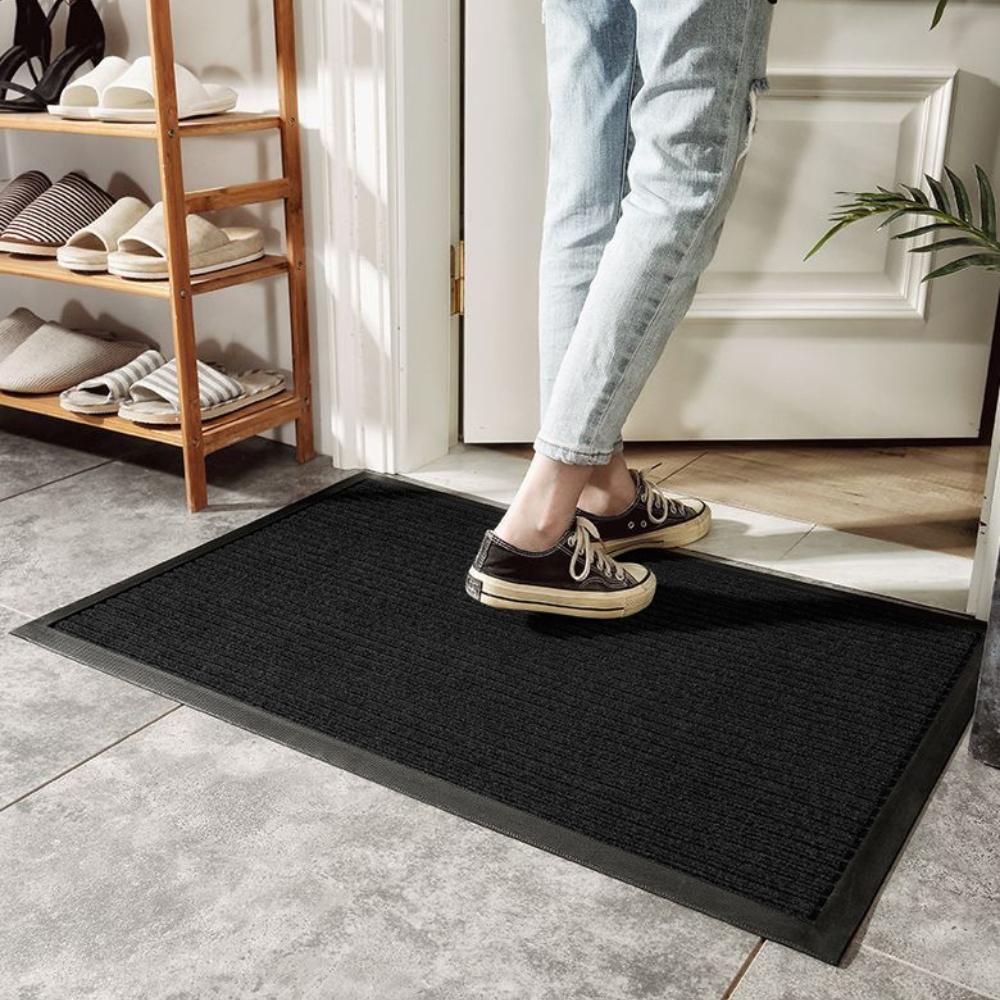 Entrance door mat, black, outdoor, 120 x 180cm