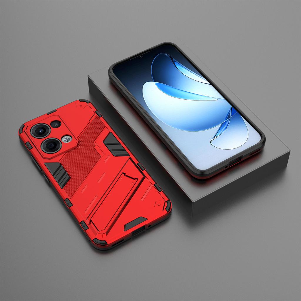 Pro Oppo Reno13 5G (Globální) Pouzdro PC + TPU Nárazuvzdorný kryt na telefon s podpěrou