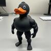 Muscle Duck Figurine The Gym Bro of The Duck World 3D Printed Muscular Duck Statue Gift for Fitness Lovers Protein Powder Hoarders