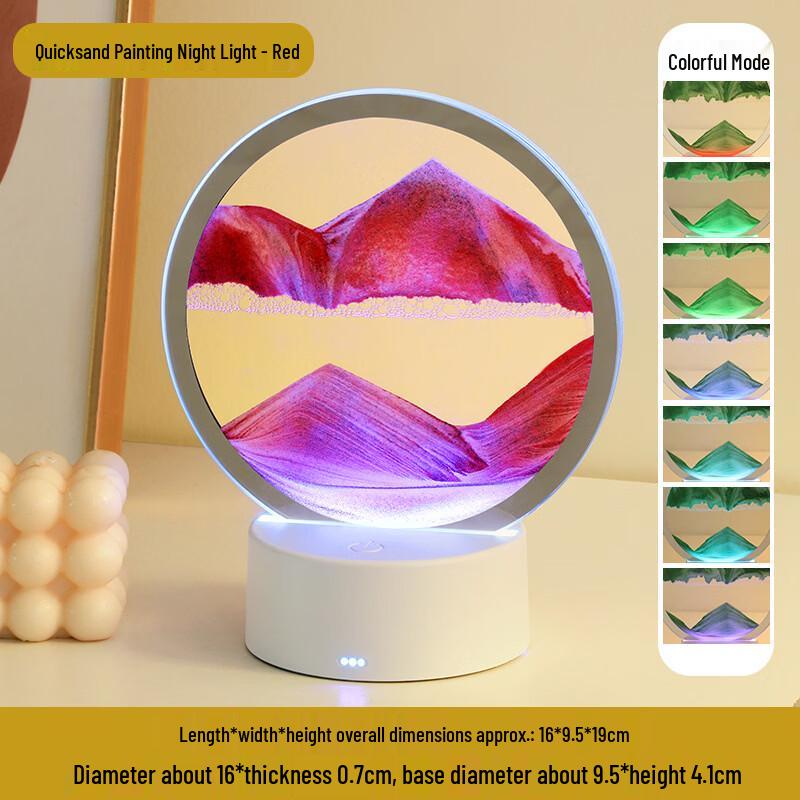 Yuyi Angel 3D Flowing Sand Art Night Light
