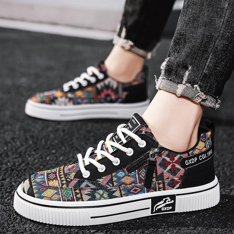 Men's Shoes 2026 Summer New Men's China-Chic Personalized Sports Board Shoes Low Top Outdoor Casual Shoes for Students