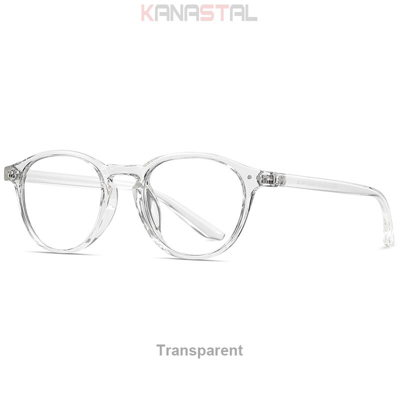 Women Blue Light Blocking Glasses Men Anti Fatigue Lens Computer TR90 Round Eyeglasses Frame Prescription Reading Myopia Eyewear
