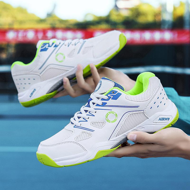 Badminton Shoes Breathable Table Tennis Training Shoes Large Size Sports Shoes Men's Lightweight and Comfortable Tennis Shoes Students