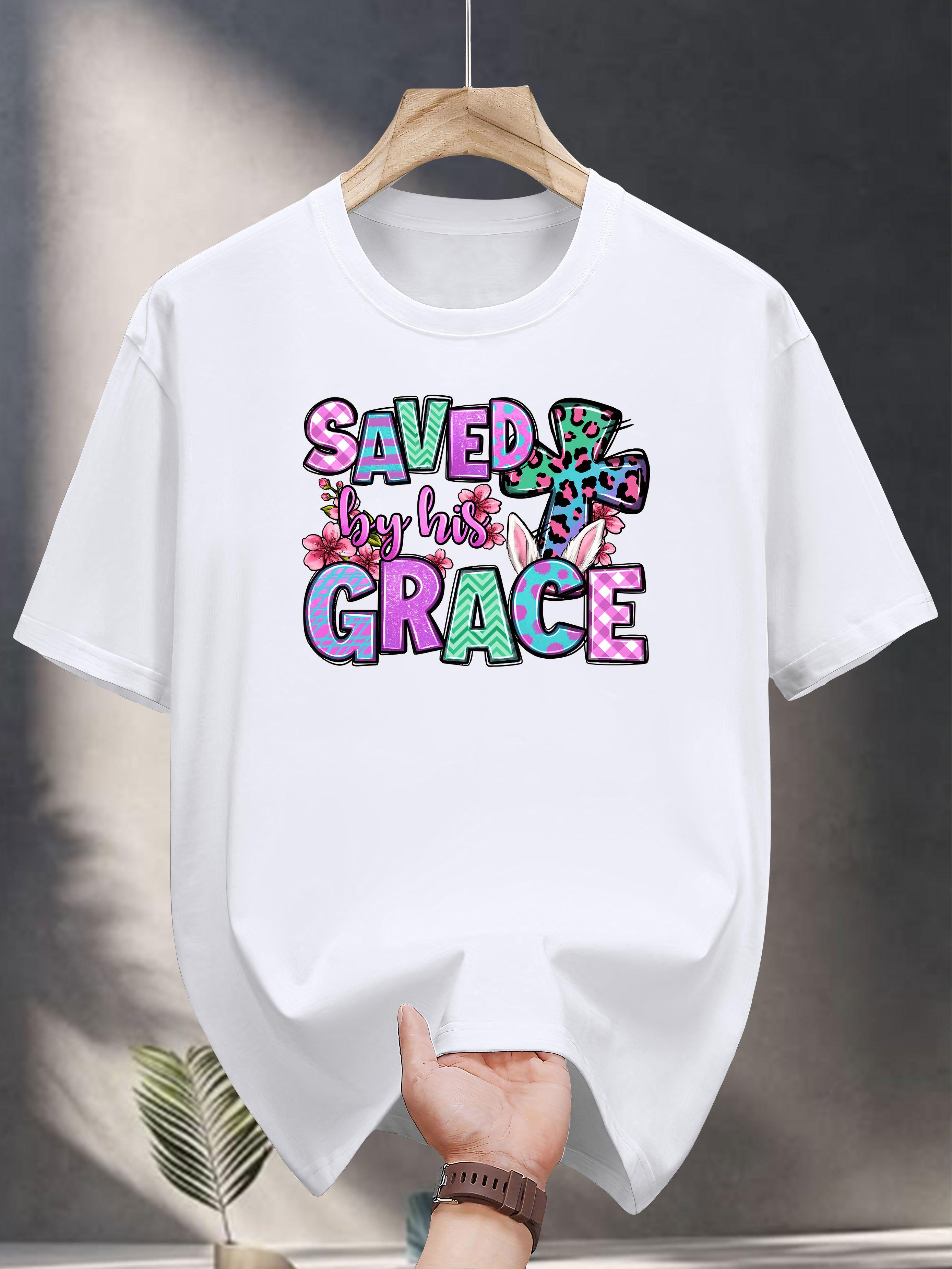

100% Pure Cotton Print Short-Sleeve T-shirt - Fashionable And Casual Summer Wear M
