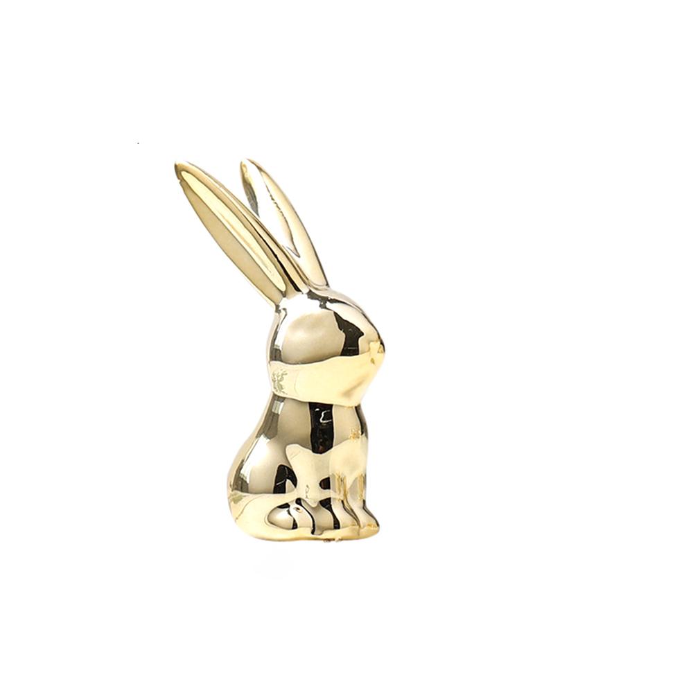 

Украшение комнаты в стиле животных, скандинавские миниатюрные керамические поделки, домашний декор, золотые украшения 5