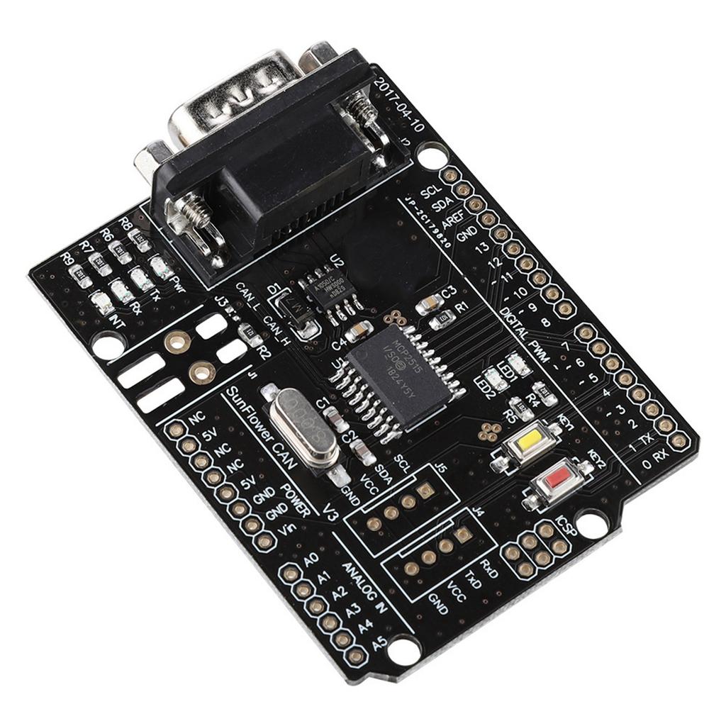 HW A001 CAN Bus Shield MCP2515 Expansion Board Support For CAN2.0 protocol