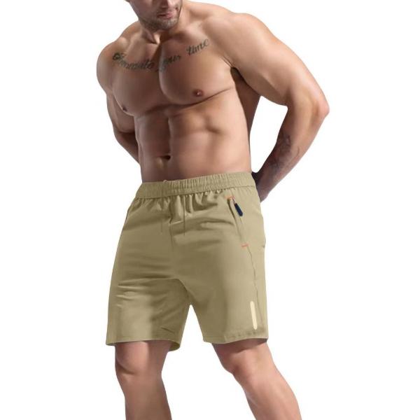 Large Summer Thin Quick Drying Beach Shorts Casual Five Quarter Pants Men's Shorts
