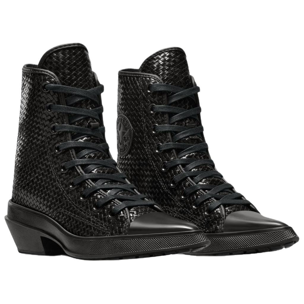 Converse Chuck 70 De Luxe Spitz-Plateau Sneaker Schwarz Damen Egret A15435C