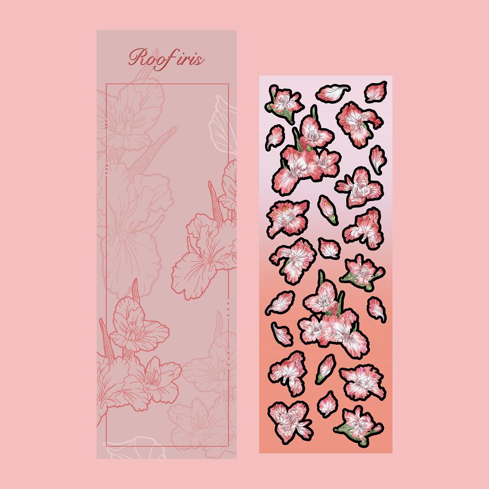 Лазерные наклейки Iris Ins корейский стиль Guka Handbook DIY украшения Креативные — фото 7