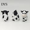 3D Printed Cow Toy Dairy Figurine, Cartoon Cattle Statue for Desk Decor, Figurine Mini Sculpture Home Office, Gift Animal Lovers Accessory