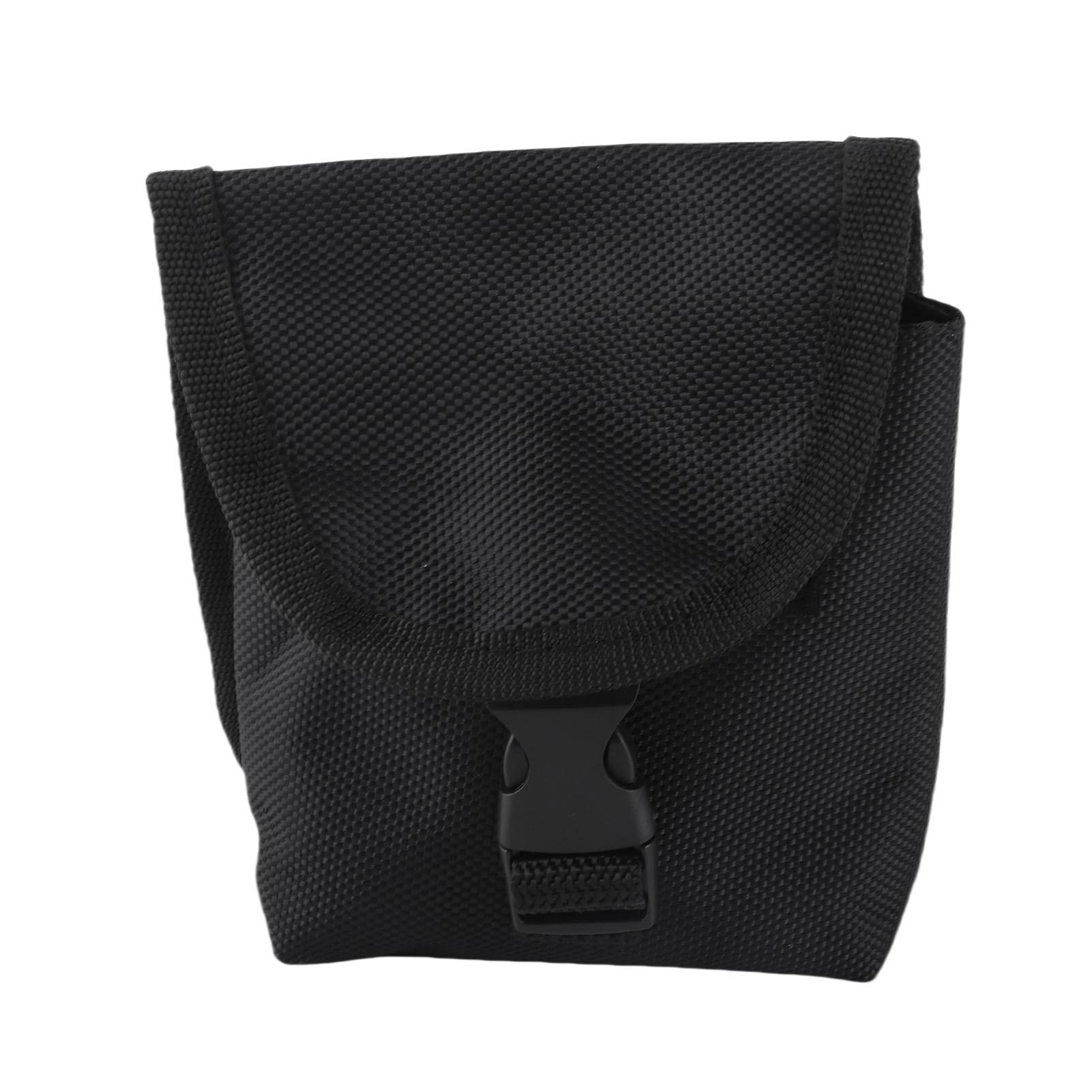 Diving Weight Pocket Pack Oxford Cloth  Diving Spare Weight Storage Bag  with Quick Release Buckle Black Diving Weight Pocket чёрный